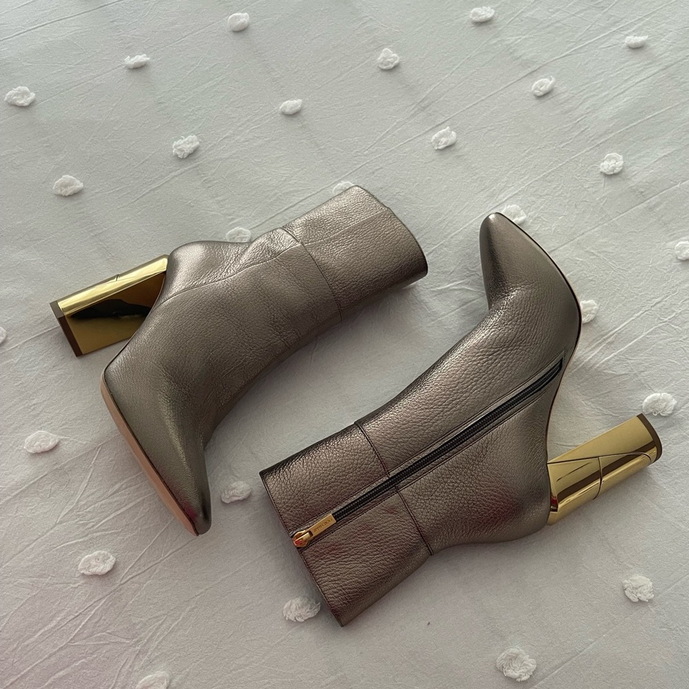 Jimmy Choo metallic leather boots